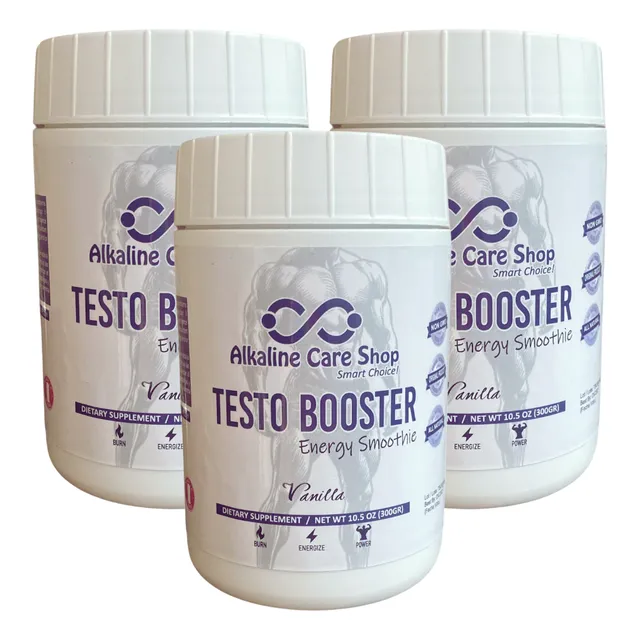 Testo Booster Energy Smoothie 10.5oz - 300gr Pack3 Vainilla
