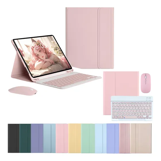 Capa Tablet Com Teclado E Mouse Para Samsung Tab S9 Fe 10,9 