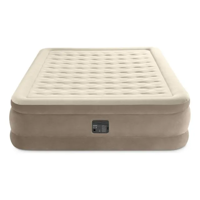Colchón Sommier Autoinflable Ultra Plush 2 P Intex, Color Amarillo