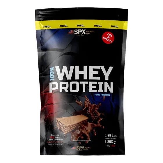 Whey Protein 100% Spx Nuevo Envase Doypack 1080gr. 