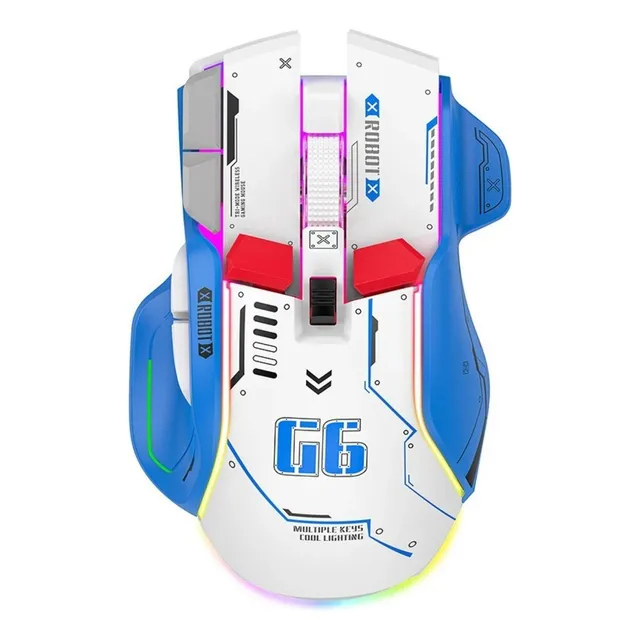Ratón Inalámbrico Bluetooth Usb Tri-mode 2.4 G Para Juegos