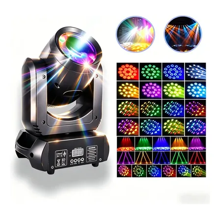 200w Moving Head Led Beam Rgbw Prisma E Gobo Giratório Dmx 127/220v