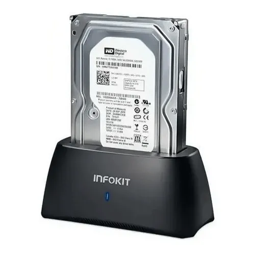 Case Hd Externo Dock Station Leitor Usb Para Hd E Ssd Sata