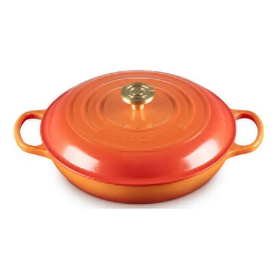 Caçarola Le Creuset Signature Buffet 30cm Flamme Dorée