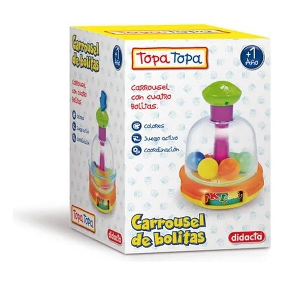 Carrousel De Bolitas Topa Topa 600/18 Color Blanco