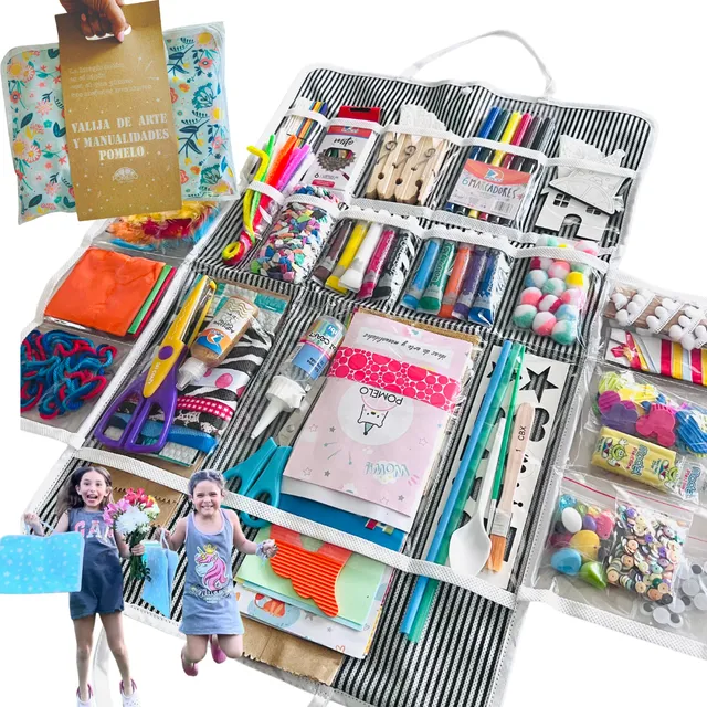 Kit De Arte Niños Valija Manualidades Set Infantil Tamaño Xl