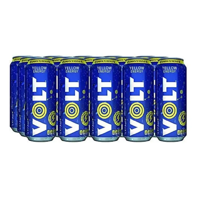 Pack 15 Volt 473ml Bebida Energizante Guaraná Mayoreo 