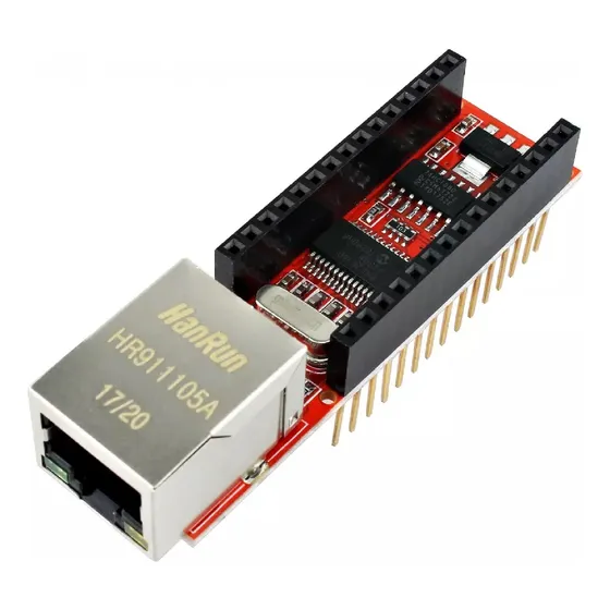 Modulo Ethernet Shield Enc28j60 Arduino Nano Compatível Iot 