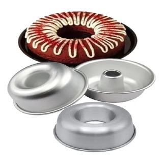 Set 3 Pzs Molde Para Hornear Rosca Pastel Reposteria 18cm Set 3 Pzs Molde Para Hornear Rosca Pastel Reposteria 18cm