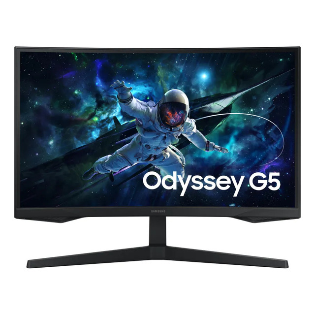 Monitor Gamer Samsung Odyssey G5, 27 , Qhd, 165hz Cor Preto Monitor Gamer Samsung Odyssey G5, 27 , Qhd, 165hz Cor Preto