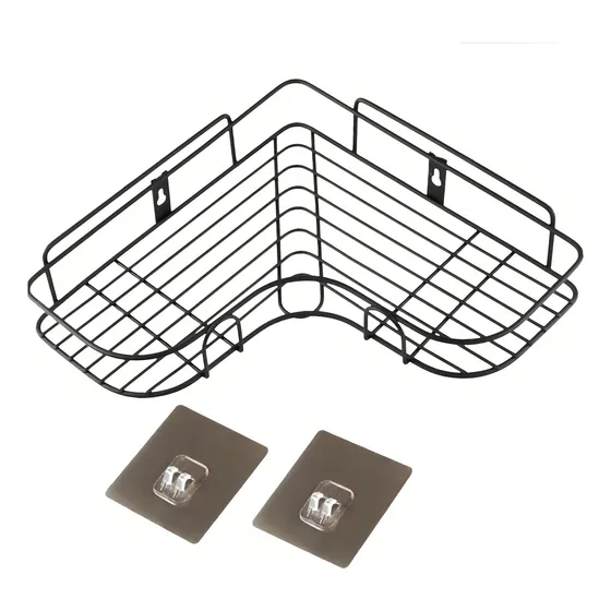 Soporte de pared para champú y jabón para baño, soporte de esquina