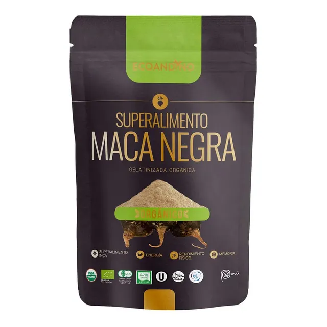 Pack X 2 Maca Negra Organico Ecoandino  Potencia Energia Característico