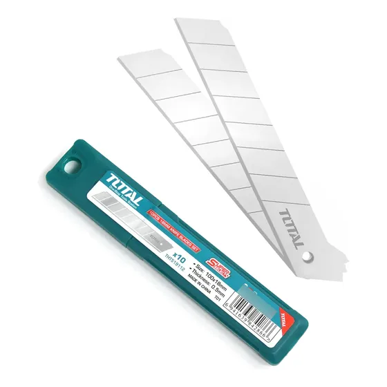 Blíster X10 Hojas Para Cutter 18mm Total, Tht519112
