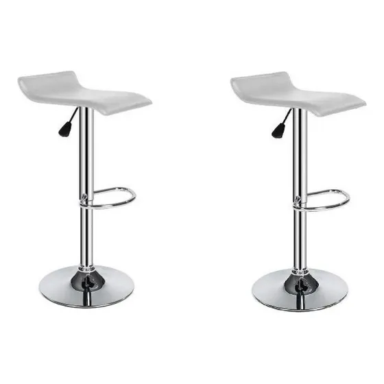 Taburete Kira Pack 2 Unidades Rectangular Para Bar Diseño Mo