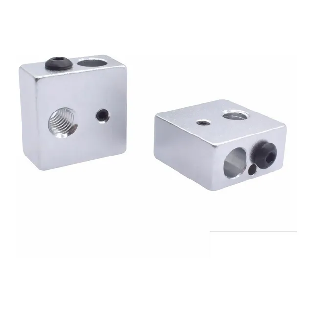 Bloque Aluminio Hotend Mk7 Mk8 20x20x10mm Impresora3d Nozzle