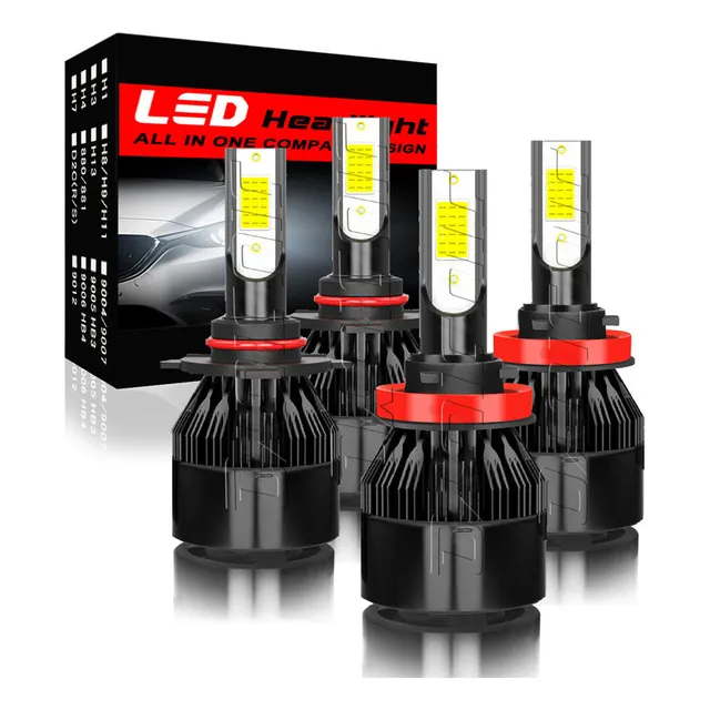 A 14000lm Kit Focos Led H11 Hb3 For Toyota Haz Alto Y Bajo