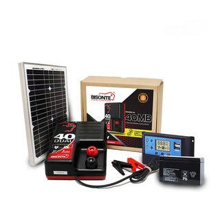 Cerco Eléctrico Ganadero Kit Solar 40km Voltaje 127&12v Dual Cerco Eléctrico Ganadero Kit Solar 40km Voltaje 127&12v Dual