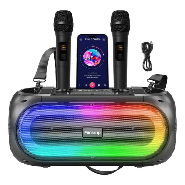 Bafle Amplificado Audio Subwoofer Bocina Microfono Bluetooth