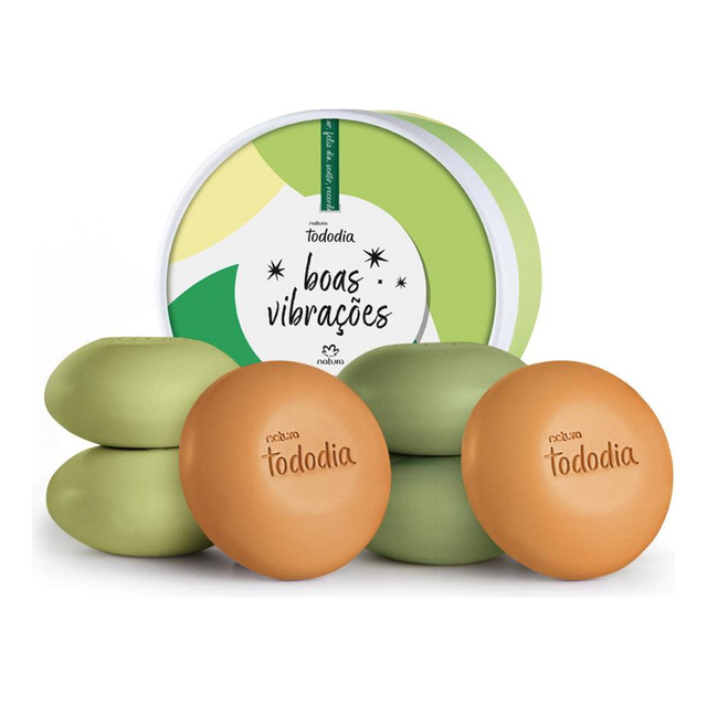 Presente Tododia Sabonetes Miniaturas Boas Vibrações 6un 50g Presente Tododia Sabonetes Miniaturas Boas Vibrações 6un 50g