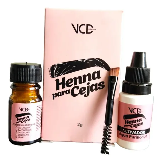 Pigmento Henna Vcd Para Cejas Semipermanentes, Maquillaje