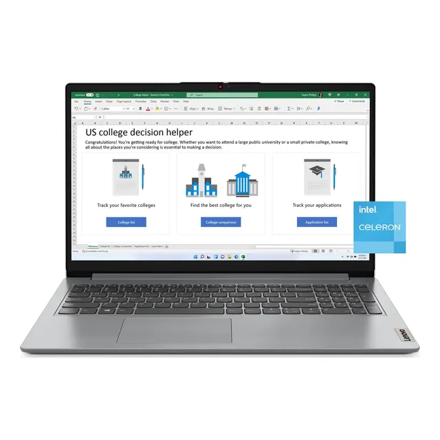 Lenovo Ideapad 1 15ijl7 15.6 Pulgadas Full Hd Computadora Portátil, Intel Celeron N4500 1.1ghz, 4gb De Ram, 128gb Emmc, Windows 11 Home S Mode, Cloud Gray