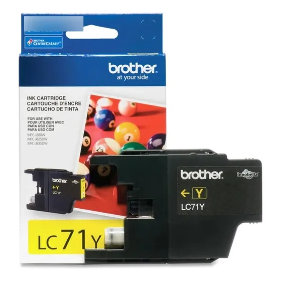Cartucho De Tinta Brother Lc-71y Amarillo