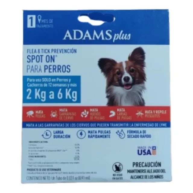 Adams Plus Mata Garrapatas Para Perros