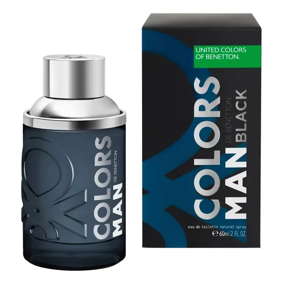 Colors Man Black Benetton Edt Masc 60ml