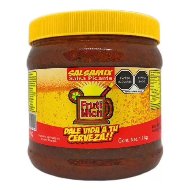Pulpa Frutimich 1.1 Kg Mix Sabores Para Escarchar Micheladas
