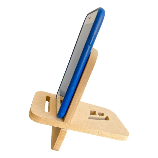 Soporte Porta Stand Apoya Celular Madera
