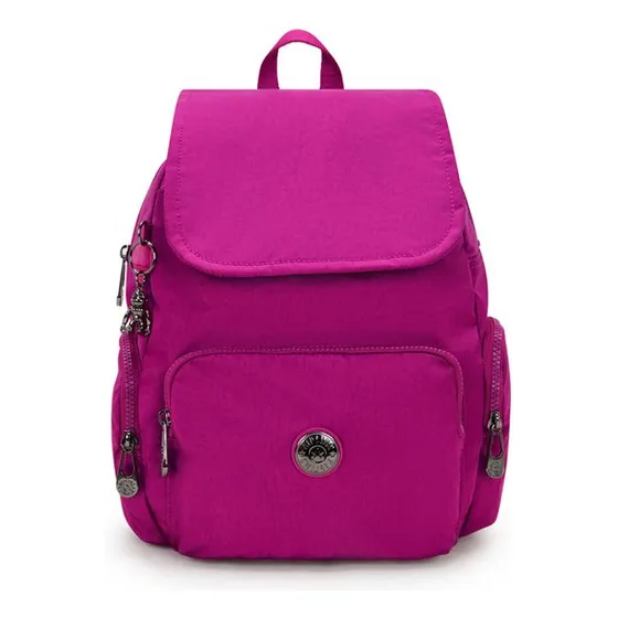 Mochila Kipling City Zip S Roxo Fuchsia Night
