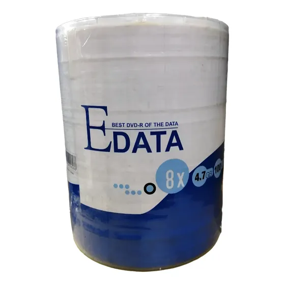 Edata Dvd-r 8x 4,7 Gb 100 Un. - Megagames