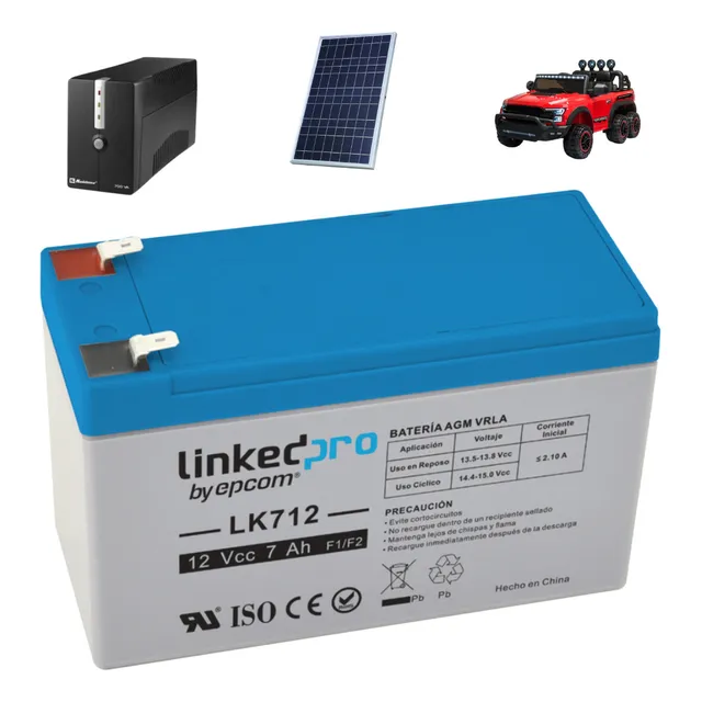 Bateria No Break Lk1270 12v 7ah / Ps1270 Epcom Apc Koblenz Steren Cyberpower Cdp Smartbitt
