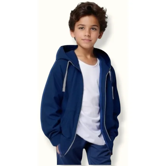 Campera Unisex Infantil Guimel Kids Lisa De Frisa Colegial