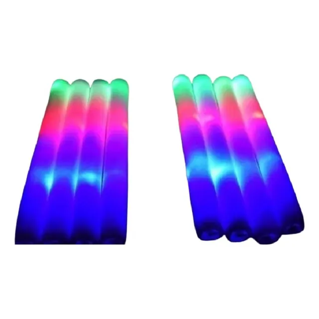 Barras Luminosas O Tubos De Espuma Con Leds Multicolor X15