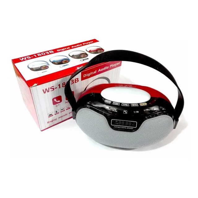 Parlante Portatil Con Luz Led Recargable Usb Bluetooth  Kaos