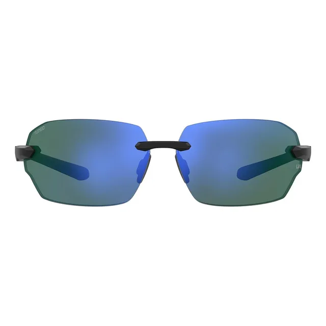 Lentes Under Armour Fire 2/g Black Tuned Golf 205290 807 71 Lente Verde Claro Varilla Negro Armazón Negro
