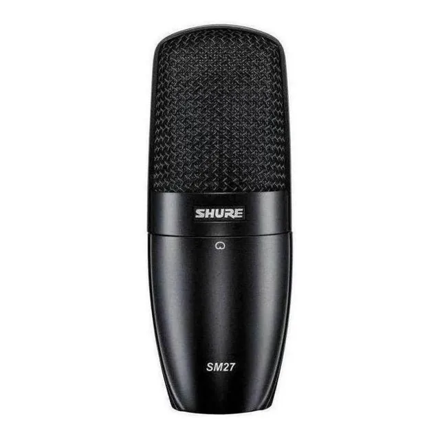 Sm27-sc Microfono Shure Cardioide Condensador Color Negro