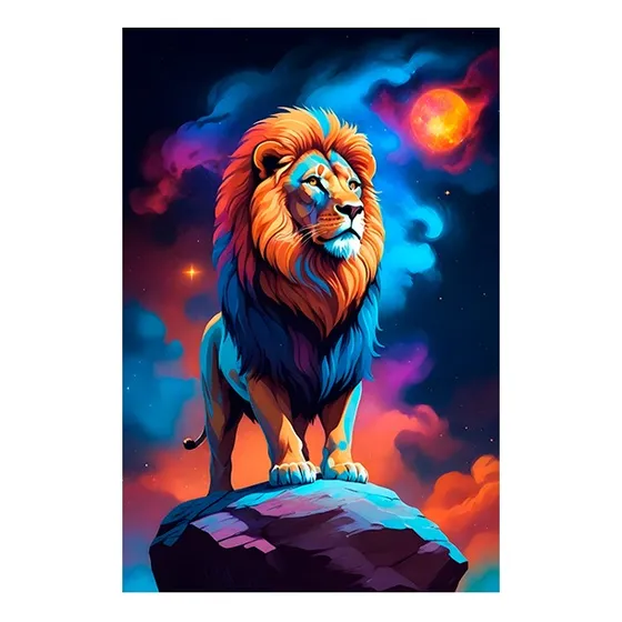 Diamond Painting  Wild Lion 20x30cm