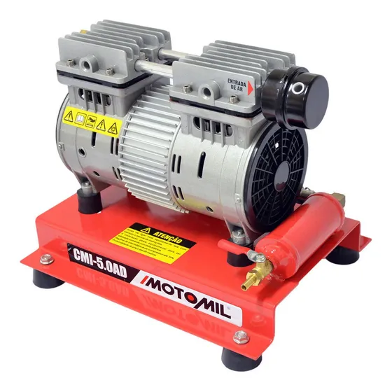 Compressor de ar elétrico portátil Motomil CMI-5,0AD 1.361hp 220V
