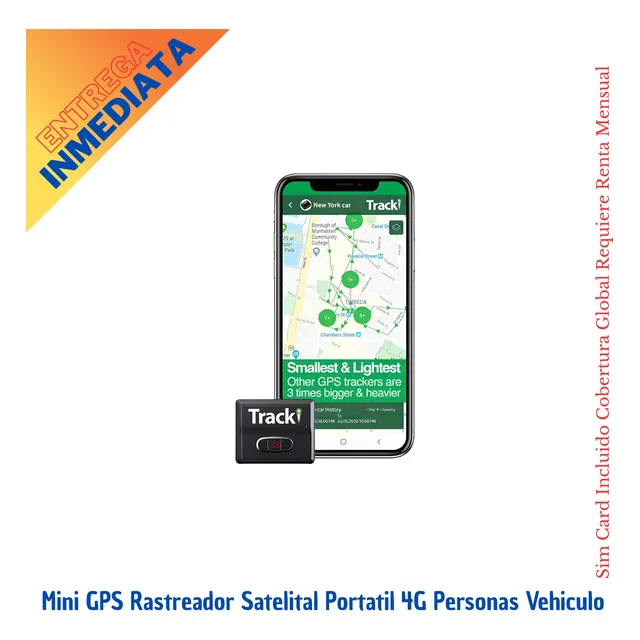 Mini Gps Tracker Vehículos, Portátil, Posicion Satelital 4g
