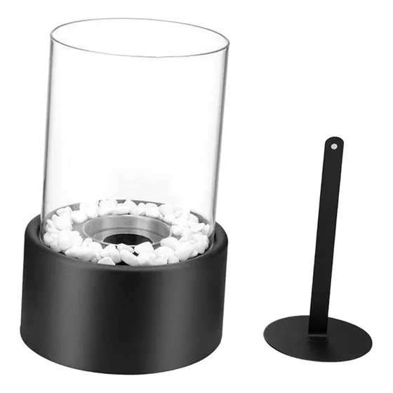 Brasero De Mesa Con Tapa, Brasero Portátil, De Mesa, Negro