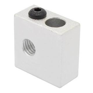 M274 3d Bloque Aluminio Calentamiento Hotend 20x20x10 M274 3d Bloque Aluminio Calentamiento Hotend 20x20x10