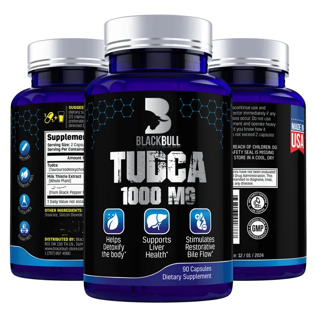 Blackbull Tudca 1000mg Cuidado Y Limpieza Higado Y Vesicula