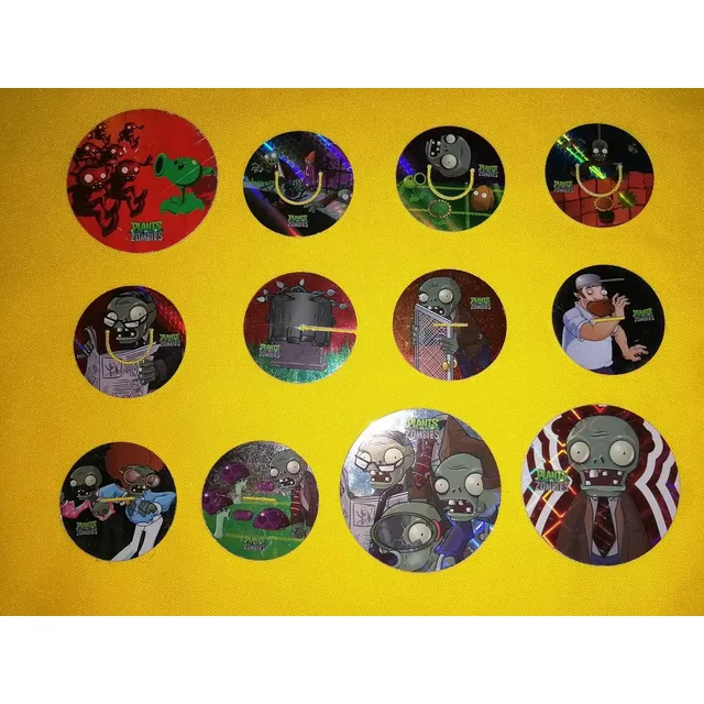 Tazos Plantas Vs Zombies 119 Tazos Sin Repetir Colección2013