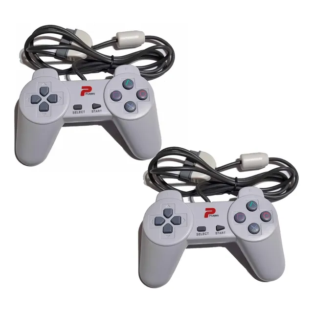 Pack De 2 Joysticks Para Playstation 1 Ps1 Psone Ps2 (local) 