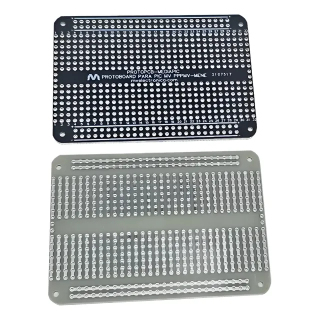 Placa Perforada Tipo Protoboard Para Microcontrolador Estaña