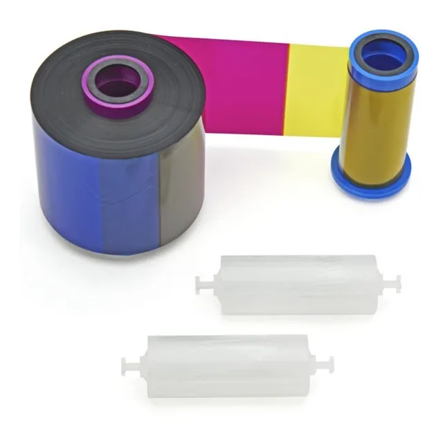 Cinta Ribbon Zebra 800077-740 Zxp7 Color Ymcko Original 250i