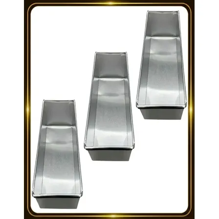 3 Formas Bolo Fatia Perfeito Slice Cake 30x10x10cm Profis Alumínio