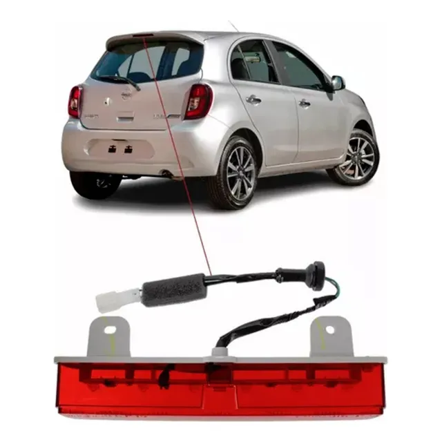 Luz Freio Brake Light Aerofólio March 2015-18 Original 6 Led